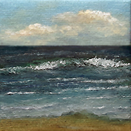 schilderij landschap zee